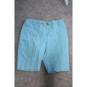 Charter Club Zipper Clouser Blue Shorts Women Size 12